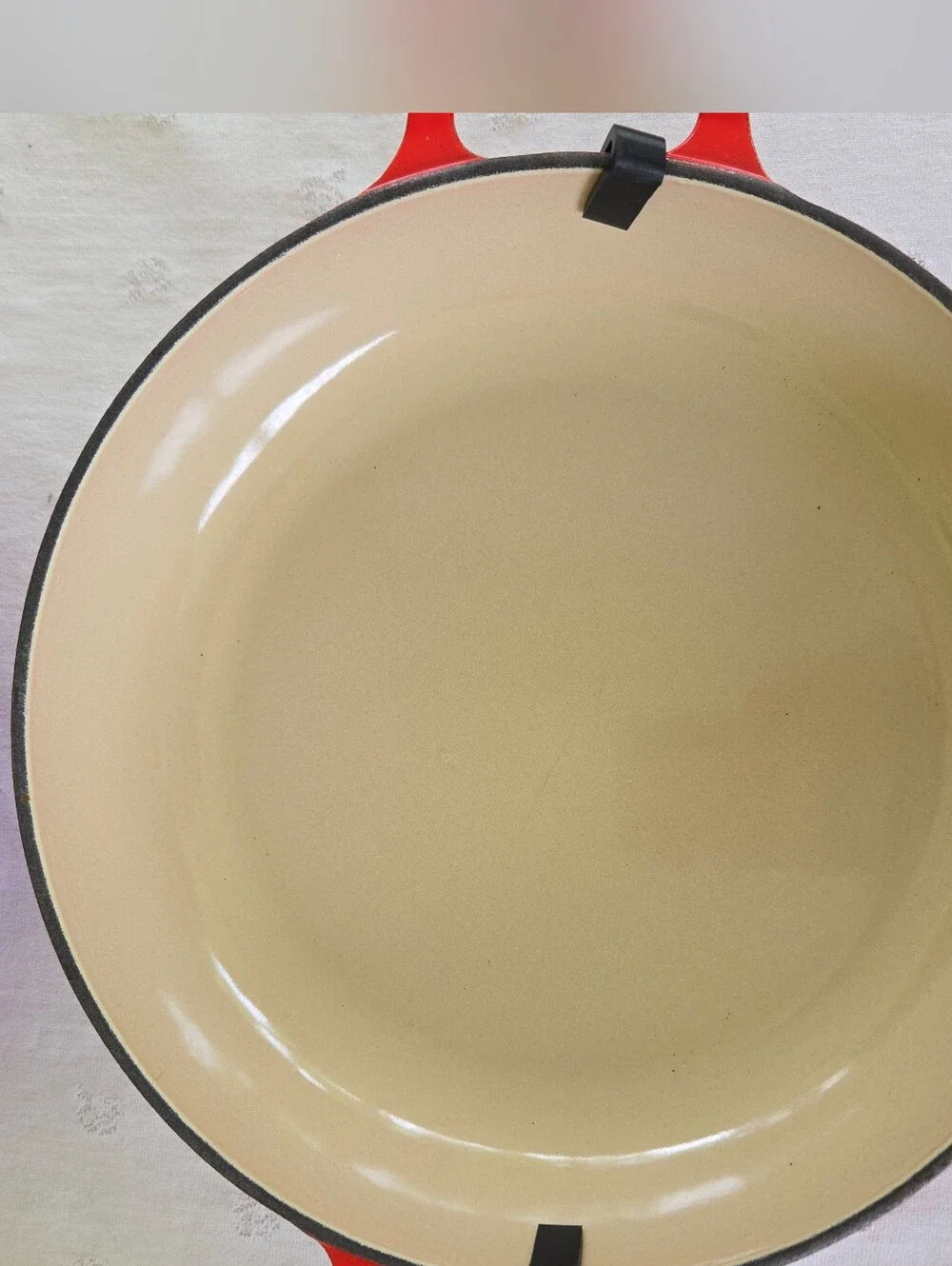 Le Creuset Cerise Red Enameled Cast Iron Braiser Size 22 1.5Qt